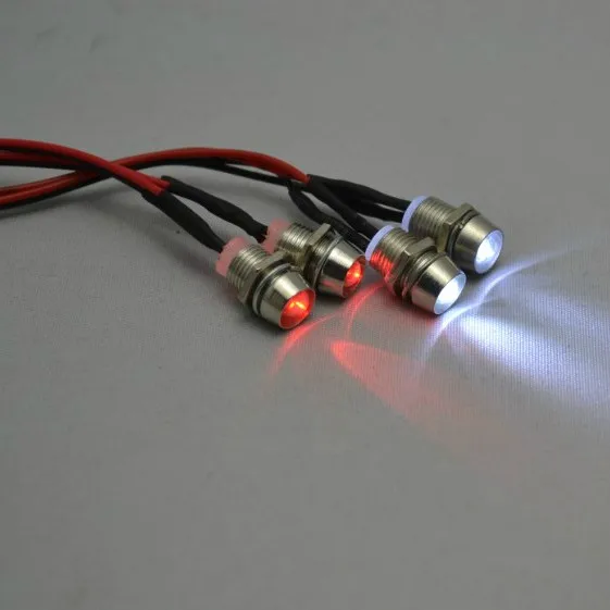 2pcs 4led light 2pcs/lot Silvia7 S15 1/10 1:10 PVC Transparent clean no painted drift body shell for RC hobby racing hsp hpi traxxas Tamiya part - Цвет: 2pcs 4led light