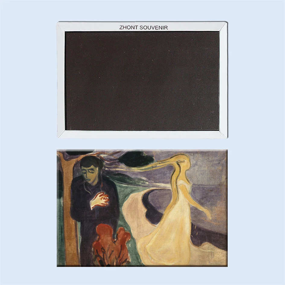 11 доступных картин магниты на холодильник edvard_munch всемирно известные картины