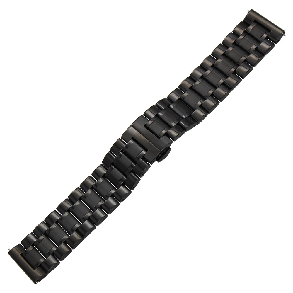 Ремешок из нержавеющей стали для наручных часов быстросъемный браслет бабочка с