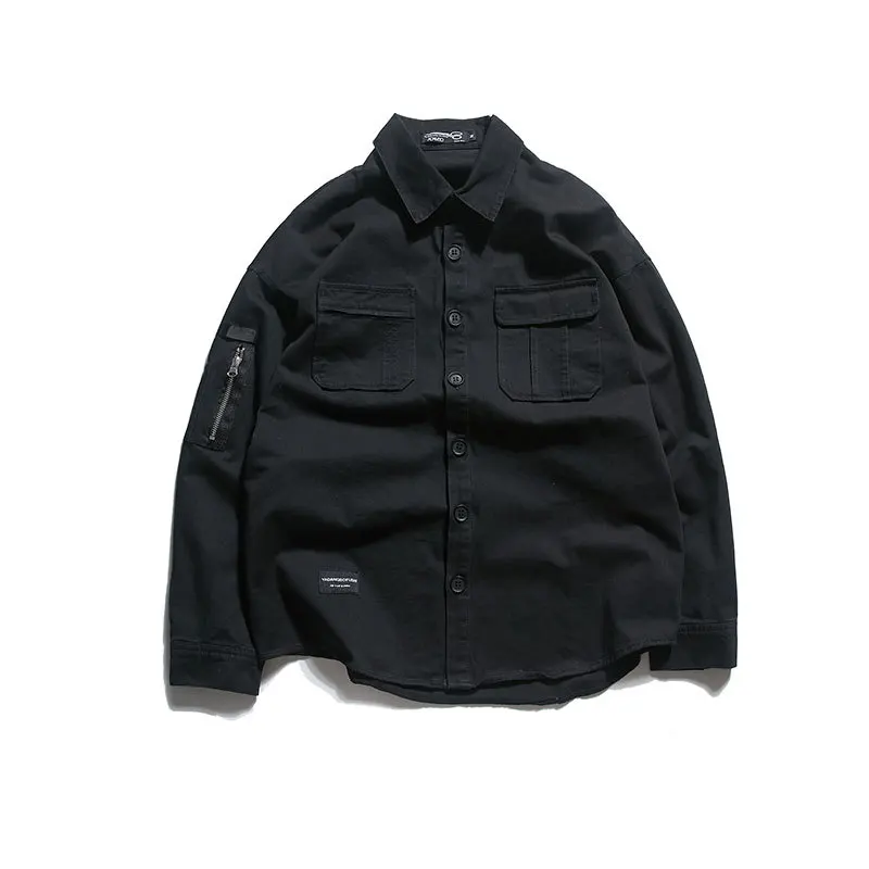 

Camouflage Men Long-sleeved Jacket Nice Autumn Jacket Male Bomber Jackets Men Embroidered Zipper Military Army Green