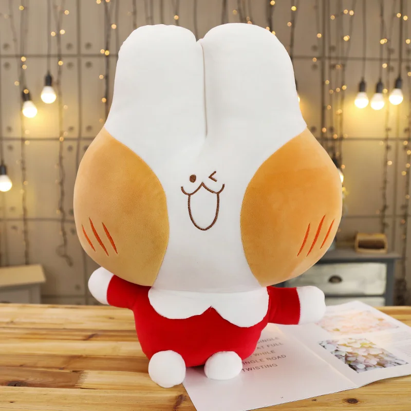 

Cute super cute long ears big face rabbit doll children gift boy girl plush toy lunch break cushion pillow