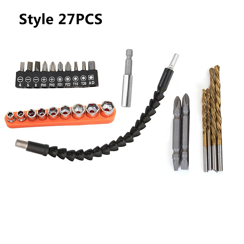 

AXK Tools drill electric screwdriver Flexible Shaft Bits screws Sleeve Magnetic connecting rod head strong magnetic wind bit