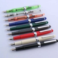 jinhao 992 plastic fountain pen transparent rotate clip classic style m lorelei stationery student office school supplies