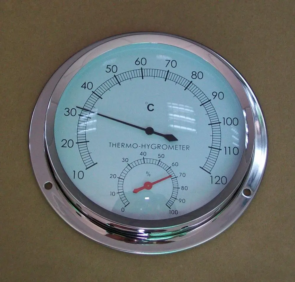 Корпус из нержавеющей стали механический Тип сауна термометр для комнаты
