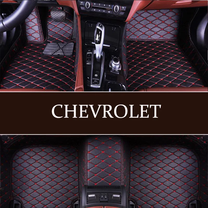 3D car foot mats luxury leather floor for CHEVROLET Camaro 2010 2011 2012 2013 2014 2015 accessories | Автомобили и мотоциклы
