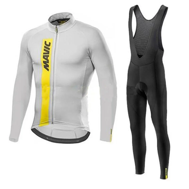 Bib long suit mavic Pro велосипедная футболка с длинным рукавом, одежда для горного велосипеда, одежда для велоспорта, одежда для велоспорта - Цвет: Bib long suit