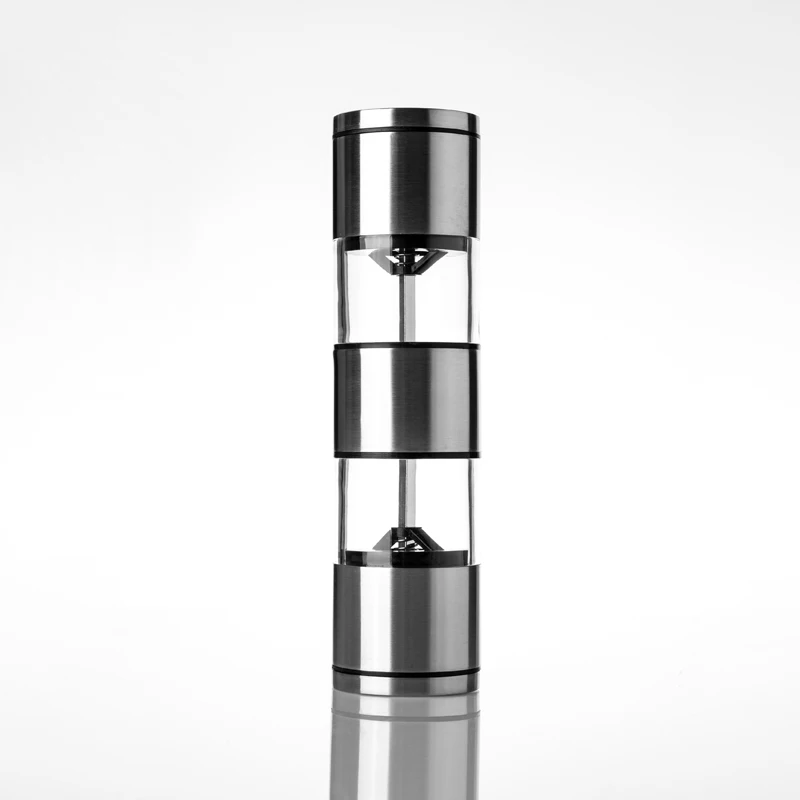 Новинка 2 в 1 мельница для соли и перца черного из нержавеющей стали ручная специй