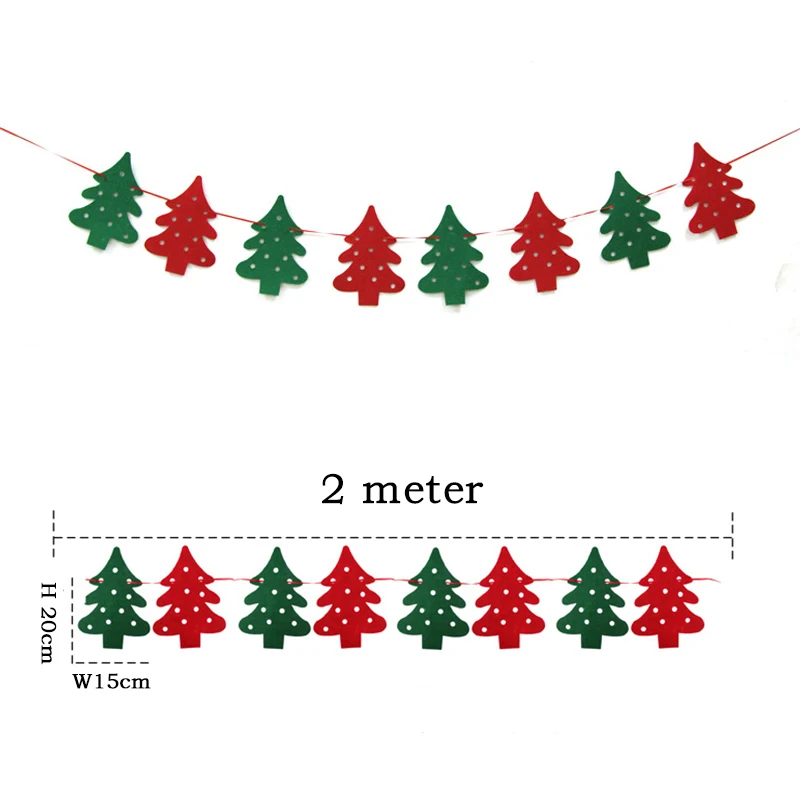 Новогодние украшения для 2019 года носки с изображением лося флаги висячие