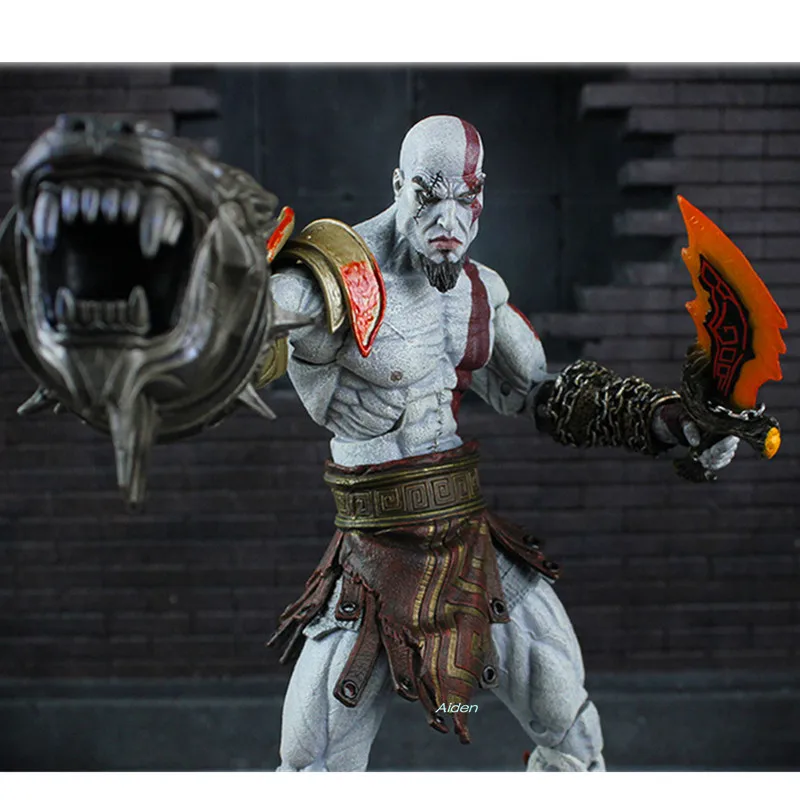 Spartans Demigod Kratos God of War III лопасти Хаоса призрак Спарты ПВХ фигурка модель игрушки
