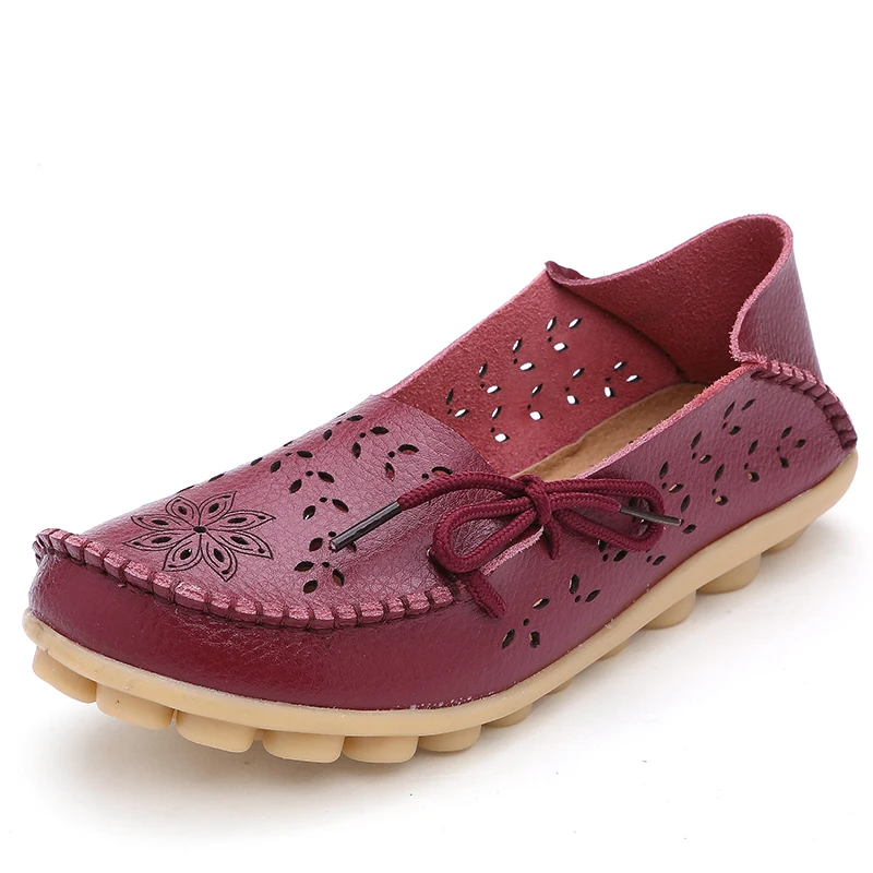 Женские туфли на плоской подошве из натуральной кожи Размеры 35 44|shoes genuine leather|single