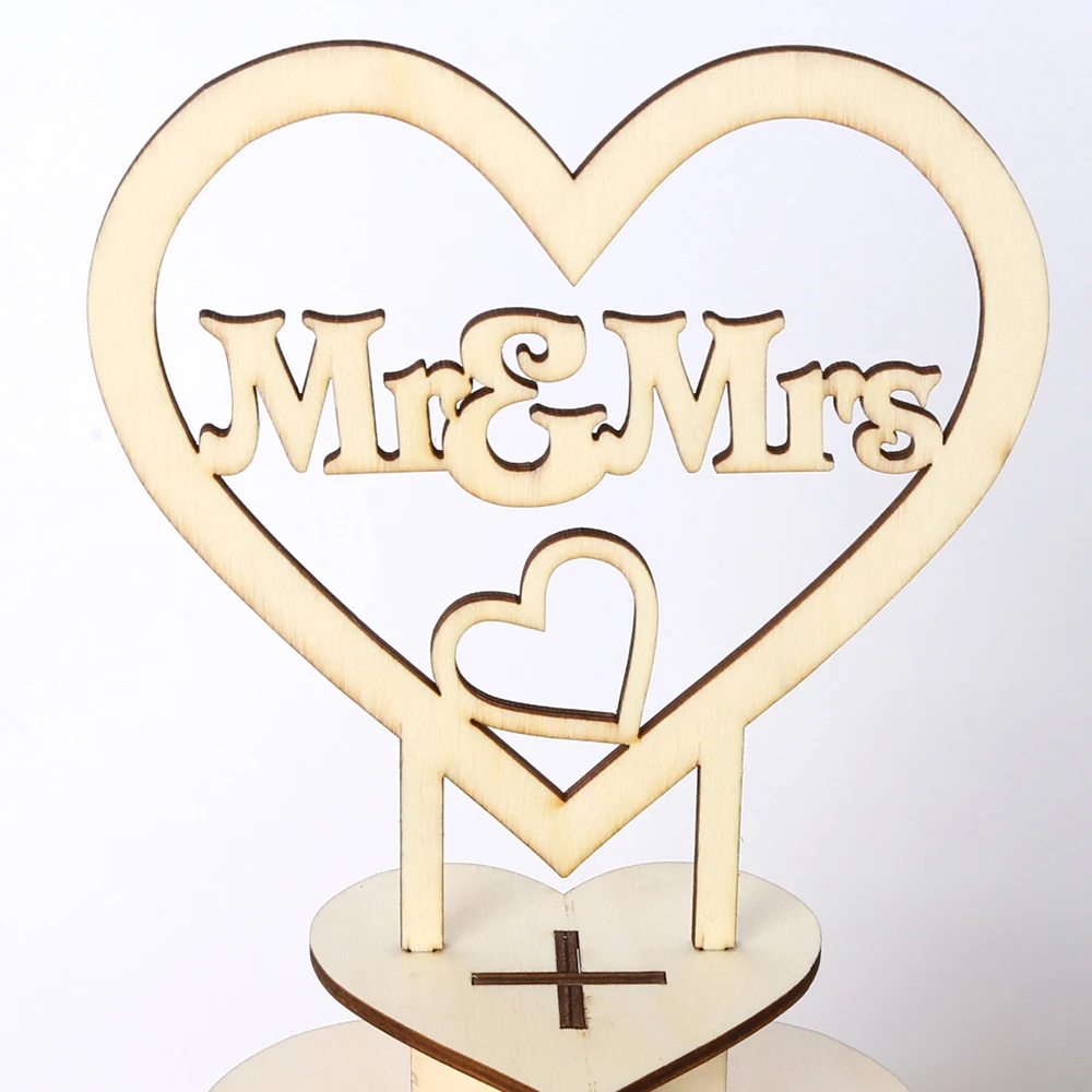 7-слойная деревянная подставка для шоколада Персонализированная Mr &amp Mrs
