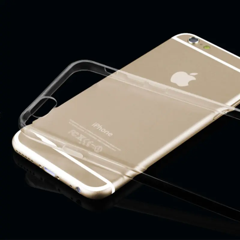 Cover Case For iPhone 6 S 5 5s se 8 Plus 7 plus 6S xs max TPU Ultra Thin Crystal Rubber Back Coque |