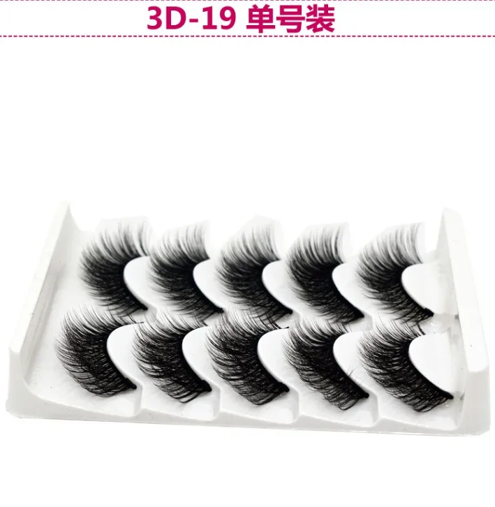 Новинка 5 пар 3d норковые ресницы натуральные длинные 1 коробка норковые ресницы 1 см-1,5 см 3d накладные ресницы полные полосы ресниц
