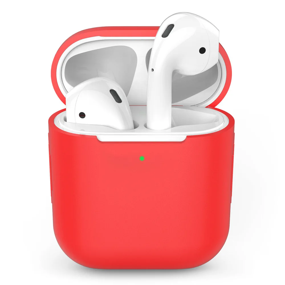 FIFATA Earphone Silicone Cover Case For Apple AirPods 2 Wireless Bluetooth Headphone Full Protective Silm | Электроника