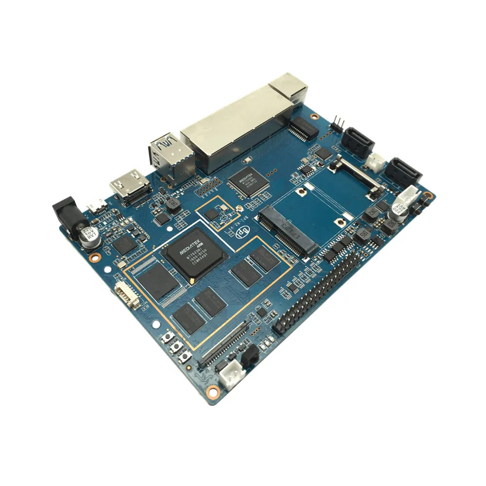 Комплект антенн Banana Pi R2 + 12 В DC (ЕС или США) акриловый чехол 5 дБ|Демонстрационные