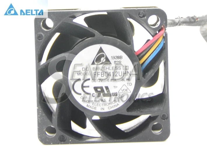 Оптовая продажа Для delta FFB0412UHN 4028 4 см 40 мм DC 12 В 0.81A ШИМ интеллектуальное управление