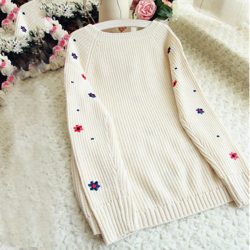 2016 осенне-зимние повседневные пуловеры топы с длинными рукавами вязаный свитер