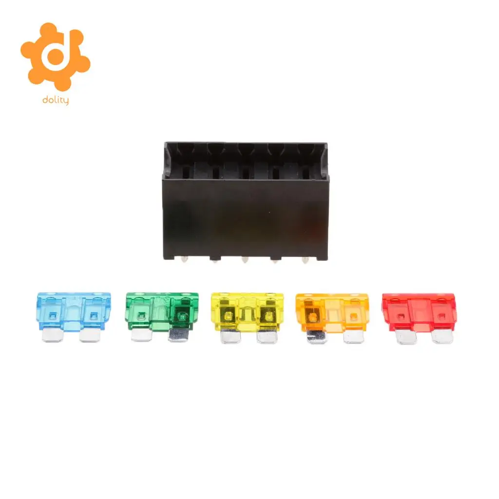 Dolity Car 5 Way Blade держатель предохранителя распределительный блок Fusebox с