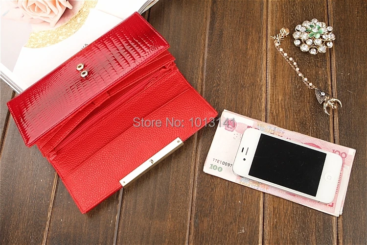 Free Shipping 2014 new leather purse Wallets Women long section of crocodile wallet women wallets | Багаж и сумки