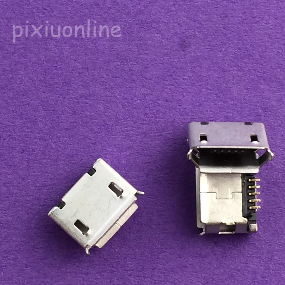10 шт. G21Y Micro USB 5pin DIP гнездовой разъем для Мобильный телефон Mini зарядная розетка