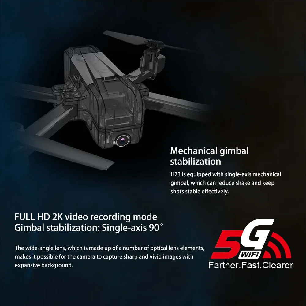 JJRC H73 Дрон с gps камерой HD 1080P Профессиональный RC FPV Wi Fi дроны зарядное устройство