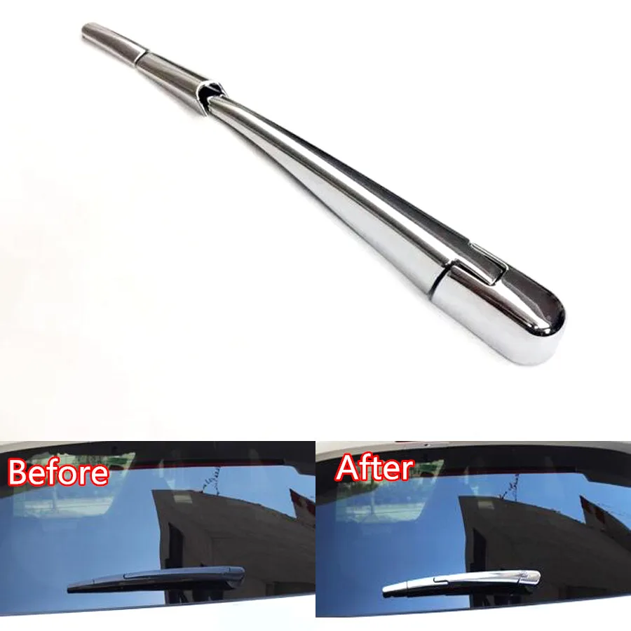 

YAQUICKA 4Pcs/set Car Rear Window Rain Wiper Cover Trim Styling Sticker For Nissan Murano 2015 Car-covers