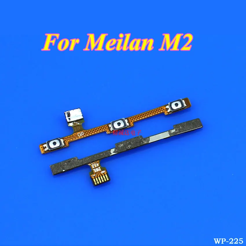 Гибкий кабель для Meizu Meilan M2 M3 M3S Note Note2 Note3 металлический боковой переключатель