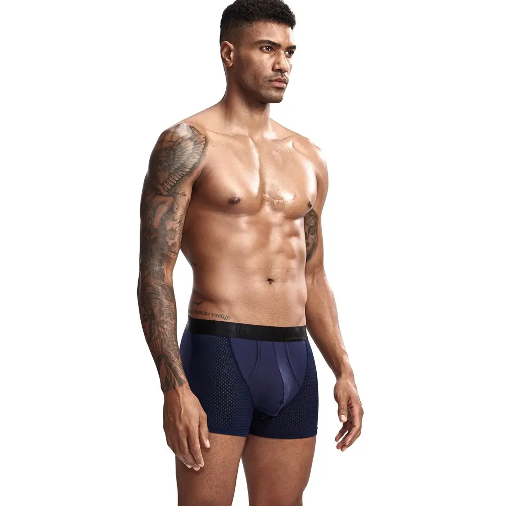 JOCKMAIL, модальное Сетчатое сексуальное мужское нижнее белье, боксерские шорты, Мошонка, уход за мошонкой, Капсульная функция, молодежное здоровье, Сеульское Выпуклое разделение, боксеры для геев
