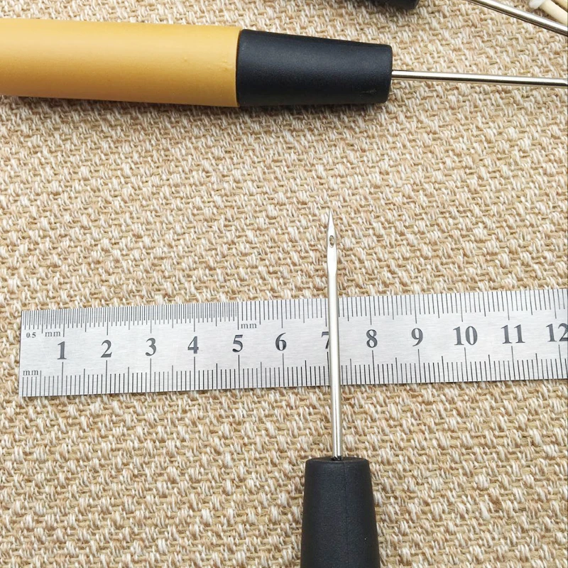 2 шт. Awl обувь и сумки крюк с отверстиями DIY Ручная работа кожаная пластиковая
