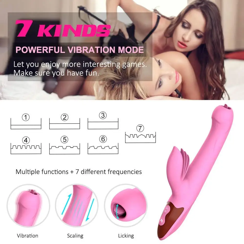 Язычок для клитора Вибратор двойные порно игрушки G Spot вибратор секс шоп Для