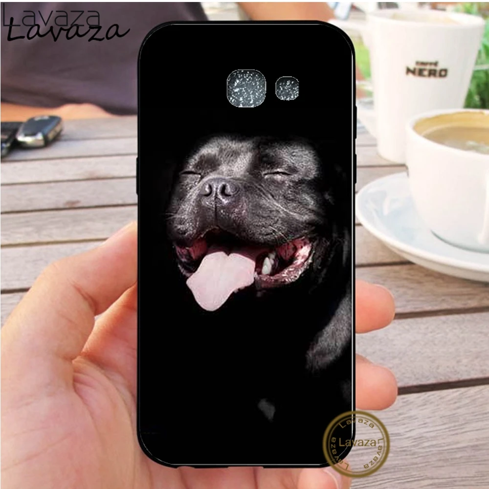 5 Lavaza мини бульдог Питбулей силиконовый чехол для samsung A3 A5 A6 плюс A7 A8 A9 A10 A30 A40 A50 A70 J6 A10S A30S A50S - Цвет: 5