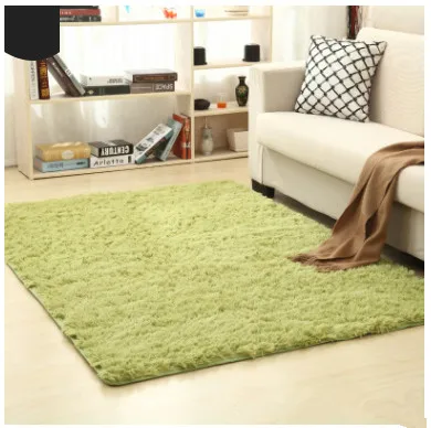 grass green Супер мягкий ковер из шелковой шерсти, современный ковер для дома, шелковые Коврики для спальни, Детский ковер для детской комнаты, Детский ковер - Цвет: grass green