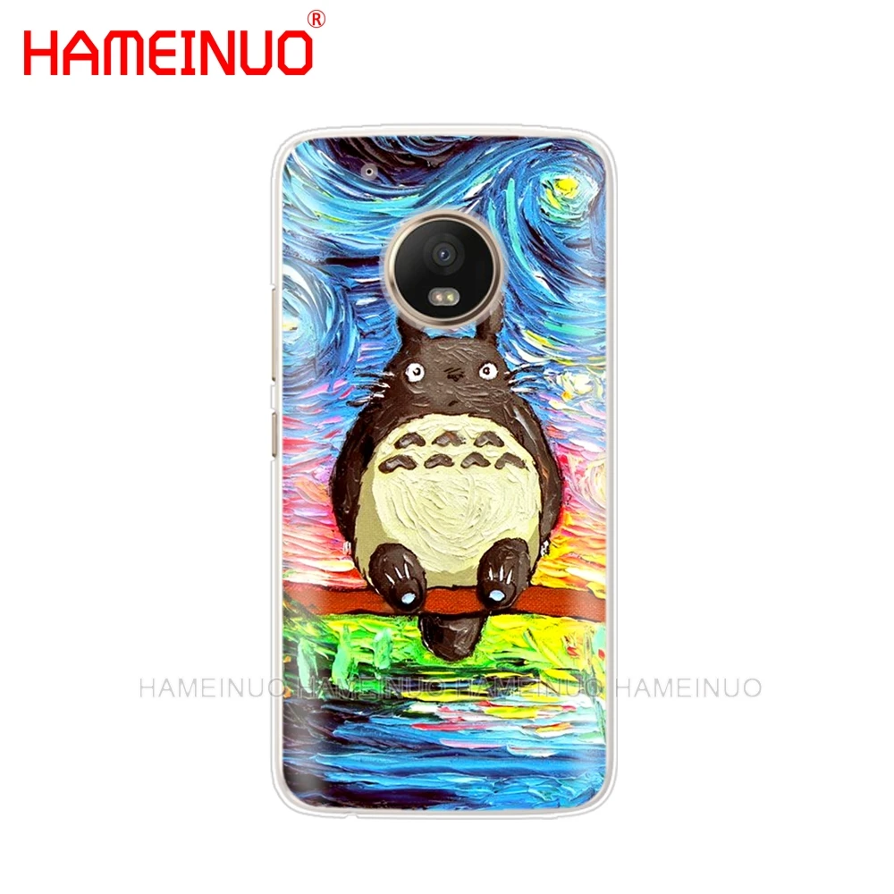 HAMEINUO Van Gogh Звездная ночь чехол для телефона Motorola Moto X4 E4 C G6 G5 G5S G4 Z2 Z3 PLAY PLUS|Бамперы| |