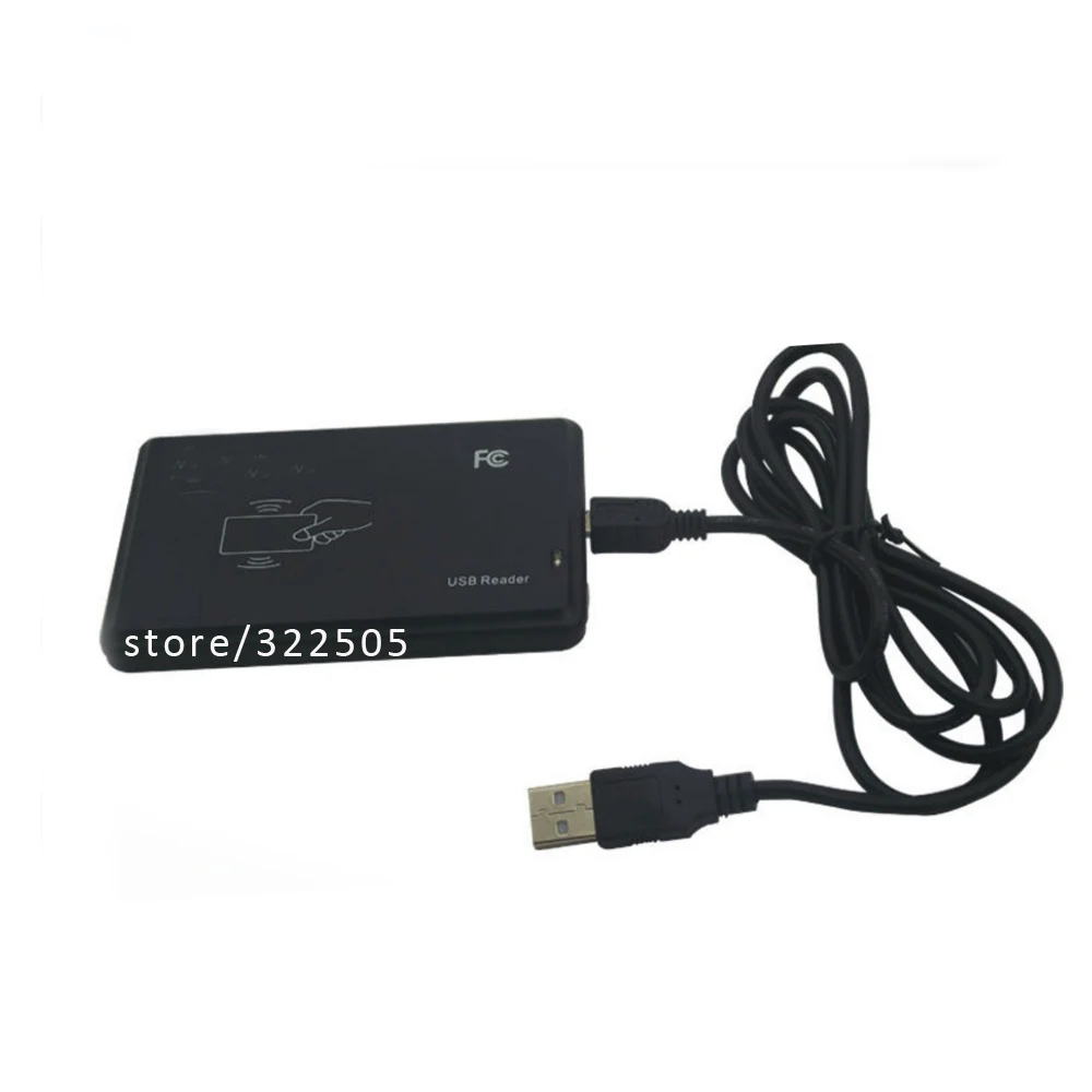 Бесконтактный считыватель смарт-карт 14443A с USB-интерфейсом и брелоками 15 видов |