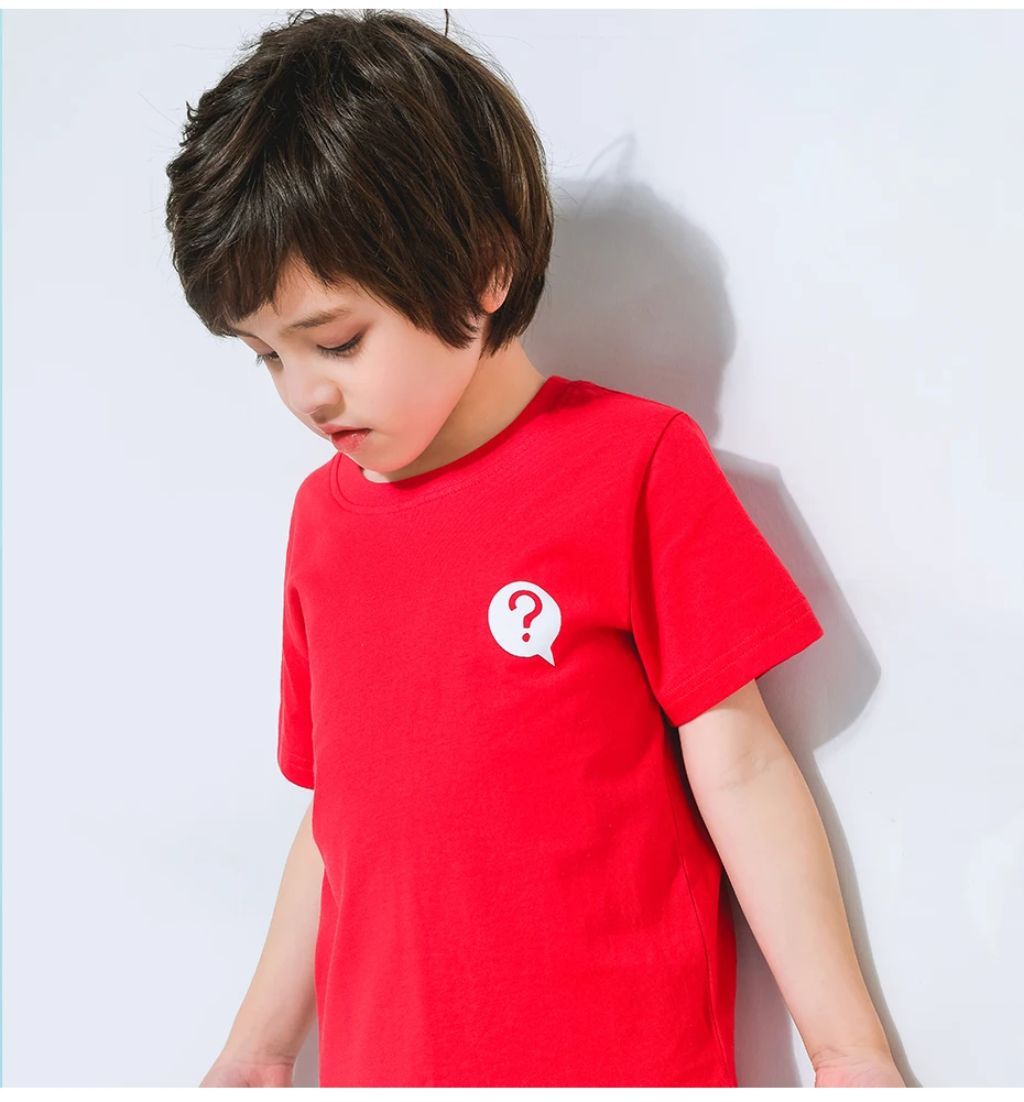 Pioneer Kids/футболки стандартной посадки летняя футболка для мальчиков-подростков Повседневная тонкая хлопковая Футболка для детей, одежда BDT910129
