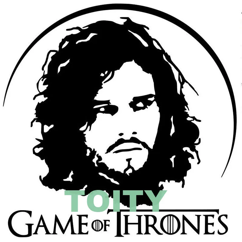 Виниловая наклейка на стену с изображением Игры престолов Джон Сноу Тирион