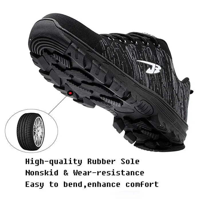 Мужские ботинки безопасные рабочие мужская обувь с защитой от пирсинга защитная