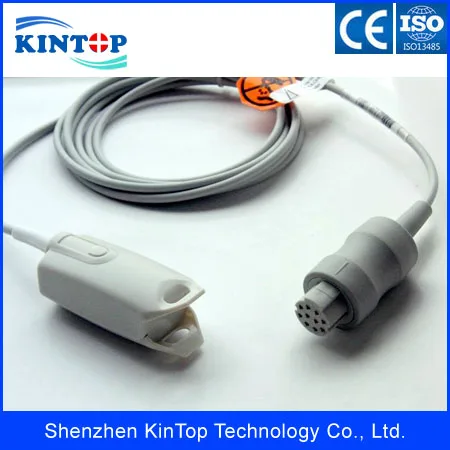 2pcs/lot Compatible New GE-Ohmeda Datex 10pin connector spo2 sensor OXY-F4-N Silicon Soft Tip Oximeter 3M AS/3 CS/3 |