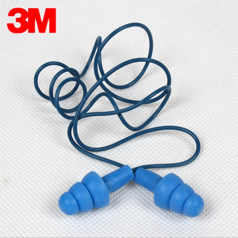 3M 340-4007 защита для ушей мягкое проводное шумоподавление содержит обнаруживаемые металлы затычки для ушей для плавания гоночные наушники для защиты от холодда