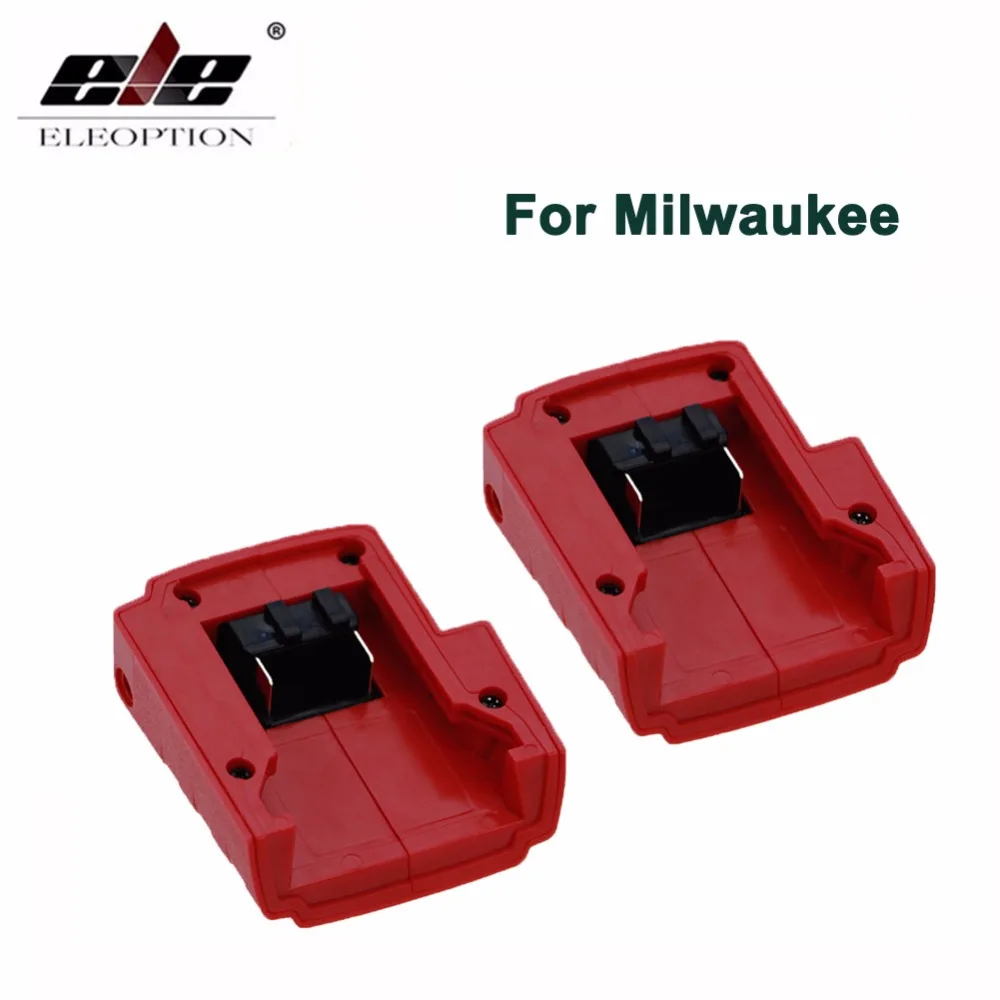 ELE ELEOPTION 2 шт. USB и 12 В постоянного тока адаптер для Milwaukee 49 24 2371 литий ионного