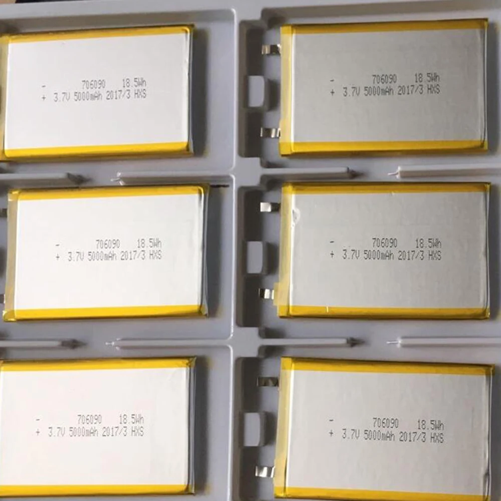 3 7 v литий ионный аккумулятор 706090 5000mAh для poewr bannk планшетного ПК портативный DVD|battery