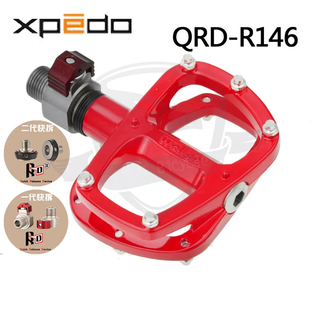 Педаль Wellgo R146 QRD1 QRD2 легкий подшипник из алюминиевого сплава складные педали для