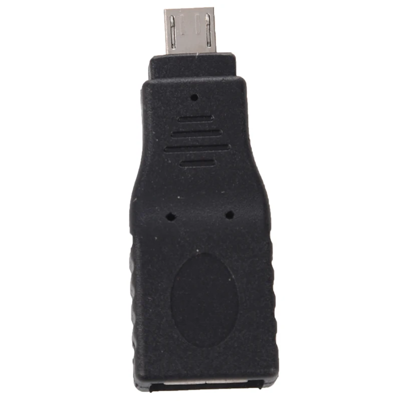 Адаптер OTG (On - The Go) USB A вогнутый к mini B выпуклый черный #8 | Электроника