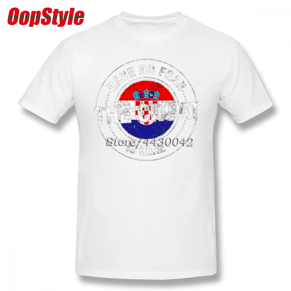 Have No Fear The Croat Is Here T Shirt Short Sleeve Clothes For Men Hipster Hot Selling XXXL Cotton Croatia Flag Men's Shirts Мужская