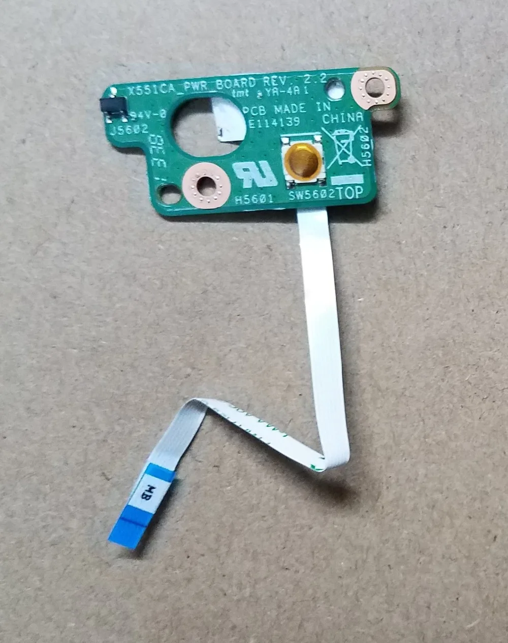 

WZSM New Power Switch Button Board with Cable for ASUS X551 X551MA X551C X551CA
