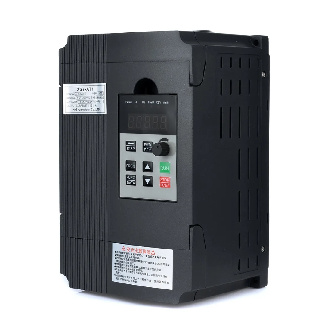 2.2KW 12A 3HP однофазный инвертор переменной частоты Инвертор для управления
