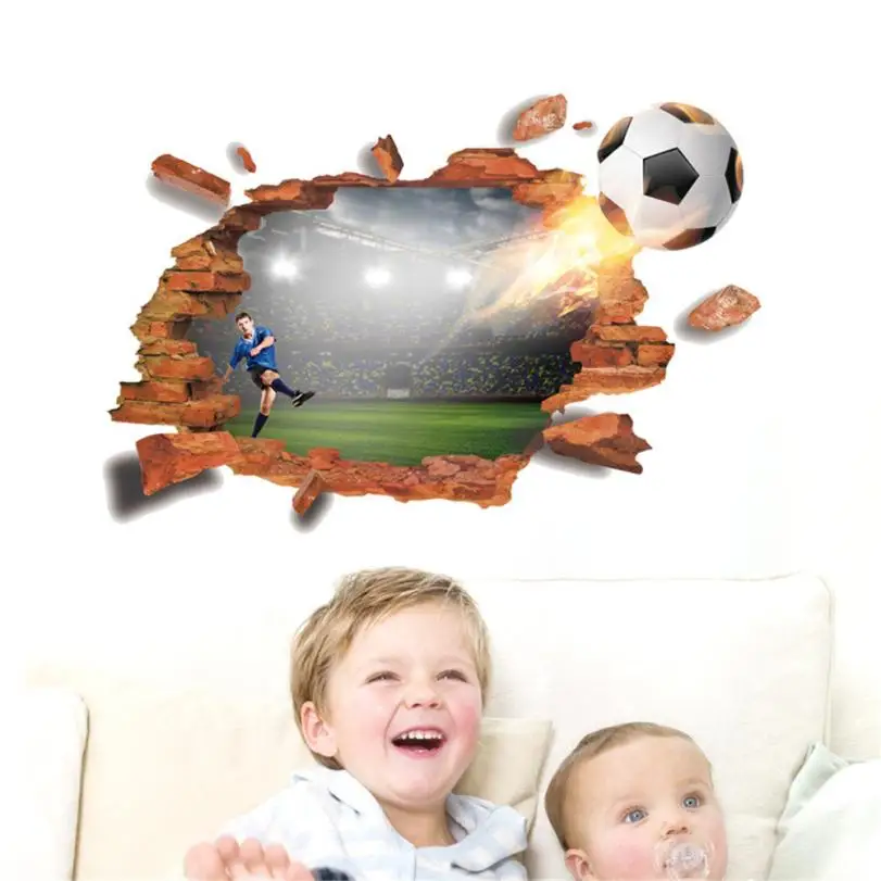 Home Decor 3D DIY Семья дома стены Стикеры Съемный росписи наклейки Винил Книги по
