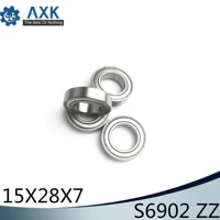 s6902zz bearing 15287 mm 10pcs abec 1 s6902 z zz s 6902 440c stainless steel s6902z ball bearings