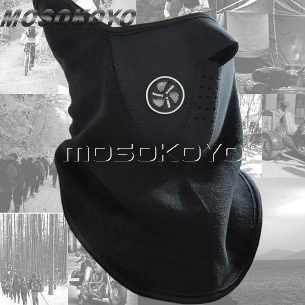 

Motorcycle Outdoor Cycling Half Face Mask Warm Snow Wind Proof Mask Cover Black Sport Scarf