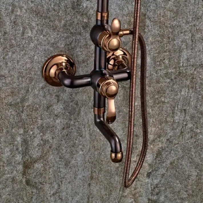 Набор смесителей для душа в ванную комнату латунный настенный кран ORB душевая
